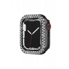 Apple Watch 42mm Uyumlu Taşlı Kasa - Siyah