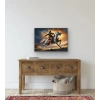 Atlı Osmanlı Askeri Kanvas Tablo 70x100cm