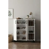 Ayakkabılık Dolabı Beyaz 105 cm