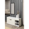 Ayakkabılık Dolabı Beyaz 90 cm
