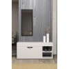 Ayakkabılık Dolabı Beyaz 90 cm