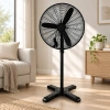 Ayaklı Sanayi Tipi Vantilatör - Metal Pervane, 3 Kademe, 220V