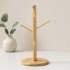 Bambu Ahşap Bardak ve Fincan Askısı 35x60 cm