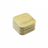 Bambu Ahşap Kare Çay Tabağı 9.7x9.7 cm - 6lı Set