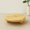 Bambu Sunum Tabağı Ayaklı 11x11 cm