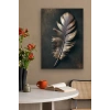 Bronz Tüy Kanvas Tablo 70x100cm