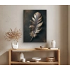 Bronz Tüy Kanvas Tablo 70x100cm