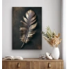 Bronz Tüy Kanvas Tablo 70x100cm