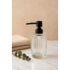 Cam Şeffaf Sıvı Sabunluk 200 ml Banyo Lavabo