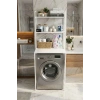 Çamaşır Makinesi Üstü Raf Beyaz 70 cm