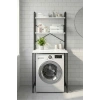 Çamaşır Makinesi Üstü Raf Siyah 70 cm
