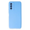 Tecno Camon 18 Kılıf First Silikon - Mavi