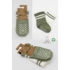 Çemberli Kaymaz Soket Çorap 2Li BS10125 Nil Ekru