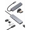 Çevirici Dönüştürücü Adaptör Macbook 3 In 1 Type-c To Hdmı Usb 3.0