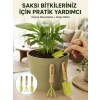 Bahçe Ve Saksı Bakımı İçin Dayanıklı Mini El Aleti Seti