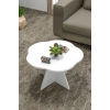 Çiçek Orta Sehpa Beyaz 70 cm