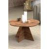 Çiçek Orta Sehpa Kahverengi 70 cm