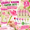 Çiçekli Kalem Yapım Seti