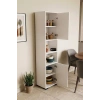 Çok Amaçlı Erzak Dolabı Beyaz 35 cm