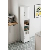 Çok Amaçlı Erzak Dolabı Beyaz 35 cm