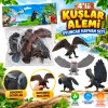 DMN058-4  4LÜ KUŞLAR ALEMİ OYUNCAK HAYVAN SETİ