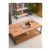 Double Orta Sehpa Ceviz 90x50 cm