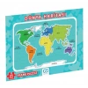 Dünya Haritası Frame Puzzle 35 Parça