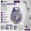 Duş Hortumu 200 cm Esnek Paslanmaz Krom