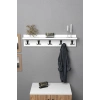 Duvar Askılığı Portmanto Beyaz 80