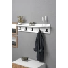 Duvar Askılığı Portmanto Beyaz 80