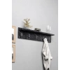 Duvar Askılığı Siyah 80 cm
