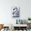 Elmaslı Kuğu Kanvas Tablo 70x100cm