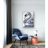 Elmaslı Kuğu Kanvas Tablo 70x100cm