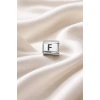 F Harf Charm , Çelik Bileklik Aksesuarı , Kişiye Özel Harf Modülü , Şık & Minimal