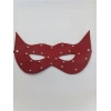 Fantezi Deri Kırmızı Renk Maske