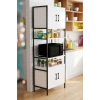 Fırın Dolabı Metal Ayaklı Beyaz 64 cm