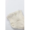 Fiyonklu Penye Soket Çorap 2li 10150 Naturel