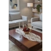 Fransız Dantel Detaylı Tek Runner, Masa Üzerine Runner, Masa Örtüsü Runneri