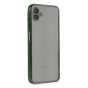 Samsung Galaxy A04 Kılıf Lensli Silikon - Yeşil