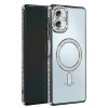 Samsung Galaxy A06 Joke Simli Magneticsafe Kılıf - Siyah