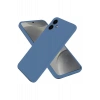 Samsung Galaxy A06 Kılıf First Silikon - Mavi