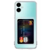 Samsung Galaxy A06 Kılıf Kart Şeffaf Silikon - Şeffaf