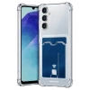 Samsung Galaxy A27 Kılıf Kart Şeffaf Silikon - Şeffaf