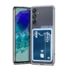 Samsung Galaxy A56 Kılıf Kart Şeffaf Silikon - Şeffaf