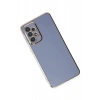 Samsung Galaxy A73 5G Kılıf Volet Silikon - Mavi