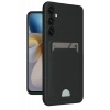 Samsung Galaxy M15 Kelvin Kartvizitli Silikon - Siyah