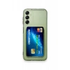 Samsung Galaxy M15 Kılıf Kart Şeffaf Silikon - Şeffaf