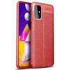 Samsung Galaxy M31S Kılıf Auto Focus Kapak - Kırmızı