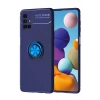 Samsung Galaxy M51 Kılıf Range Yüzüklü Silikon - Mavi