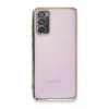 Samsung Galaxy S20 FE Kılıf Lensli Silikon - Gold